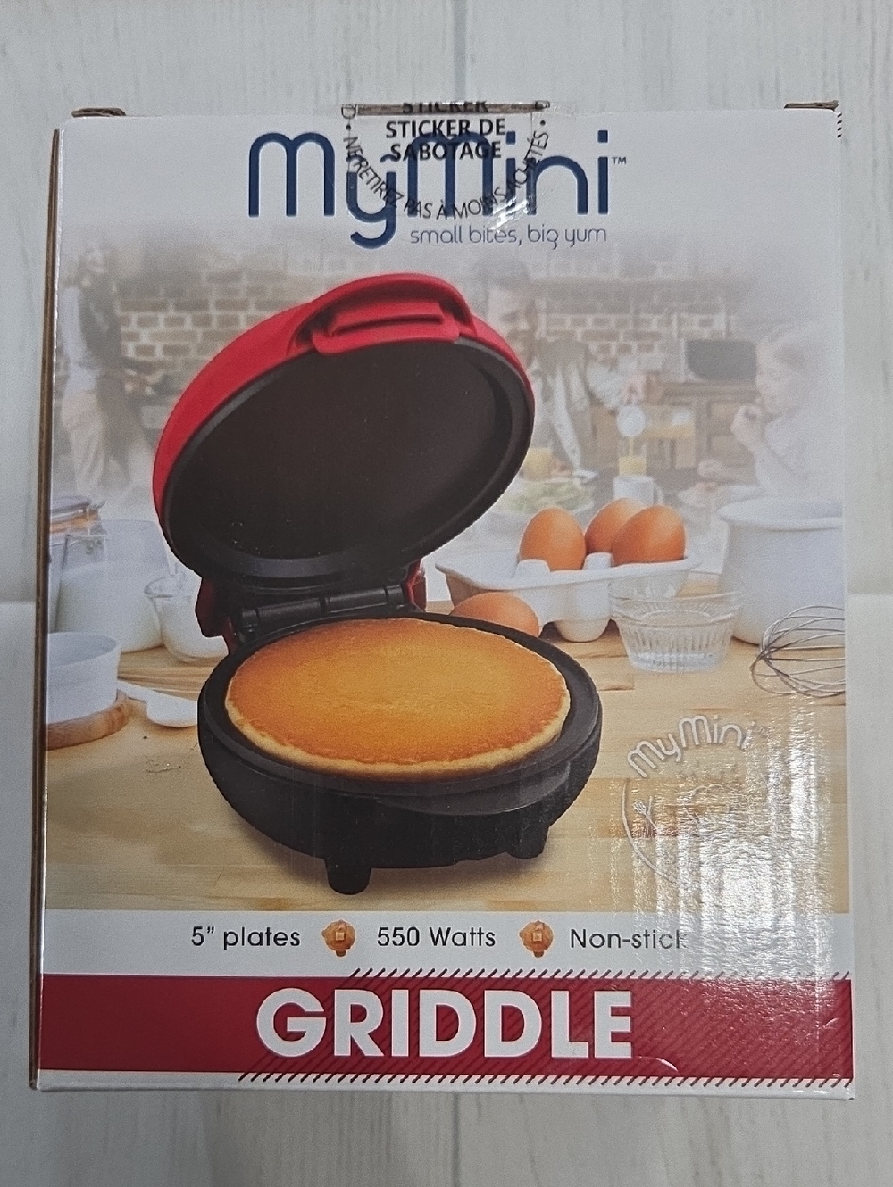 MyMini Red and Black 5" Griddle